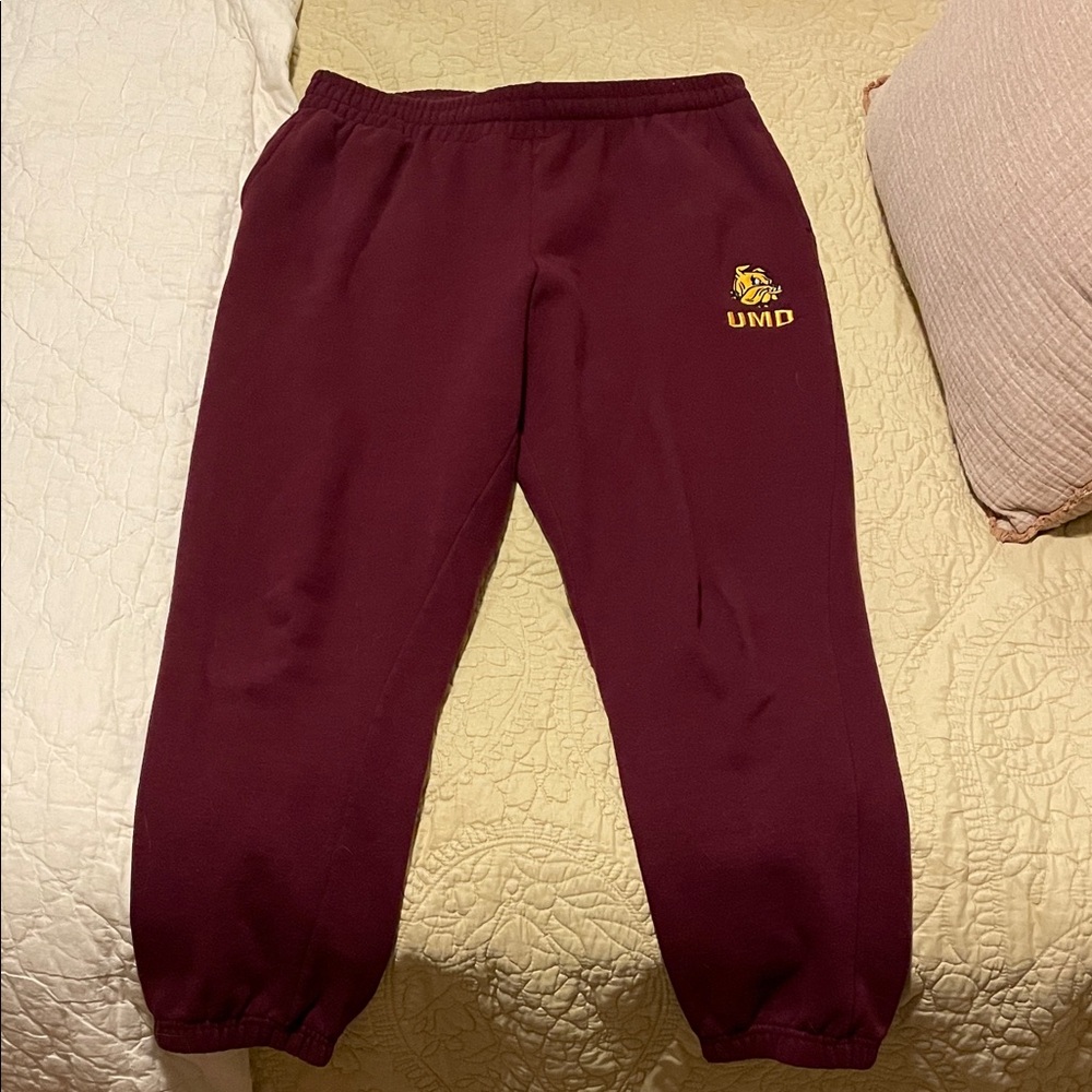 Stadium Athletics Burgundy Joggers